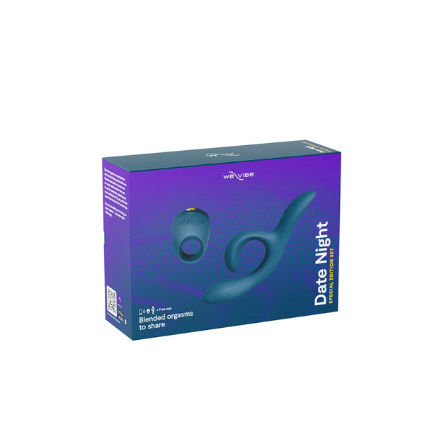 We-Vibe Date Night Special Edition Couple's Vibrator Set (Nova 2 & Pivot) Green Velvet - Headshop.com