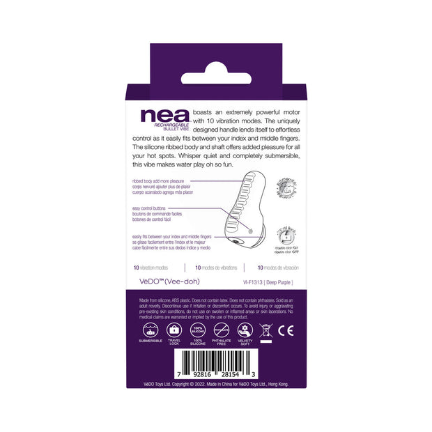 VeDO Nea Rechargeable Finger Vibe Deep Purple - Headshop.com