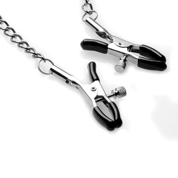 Strict Silicone Ball Gag With Nipple Clamps - Headshop.com