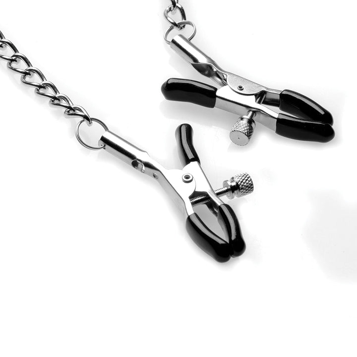 Strict Silicone Ball Gag With Nipple Clamps - Headshop.com