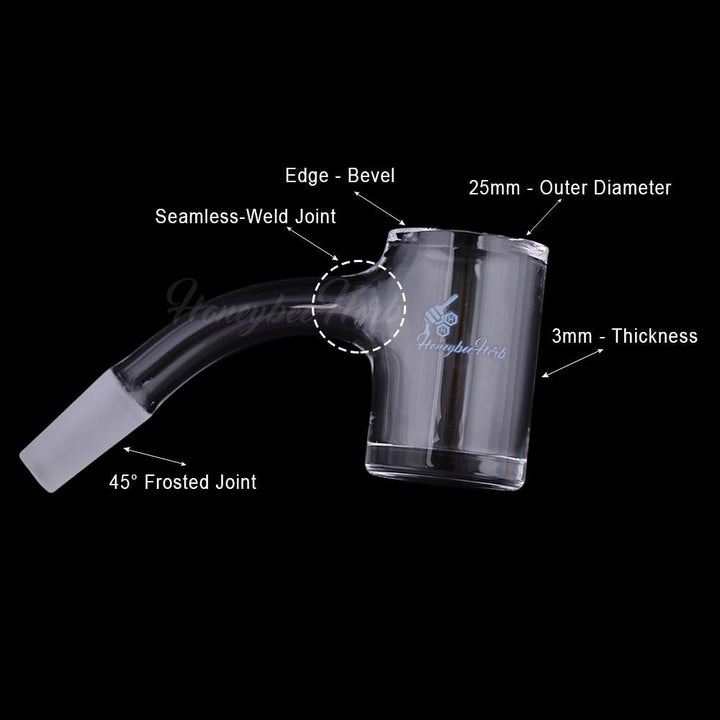 ORIGINAL BEVEL QUARTZ BANGER - 45° DEGREE | BL - Headshop.com