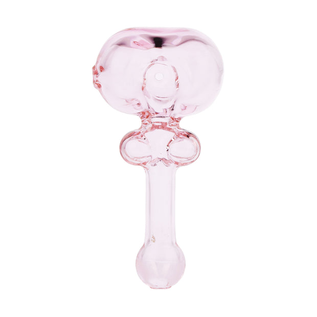 Lovely Hearts Glass Hand Pipe - 4" - Headshop.com