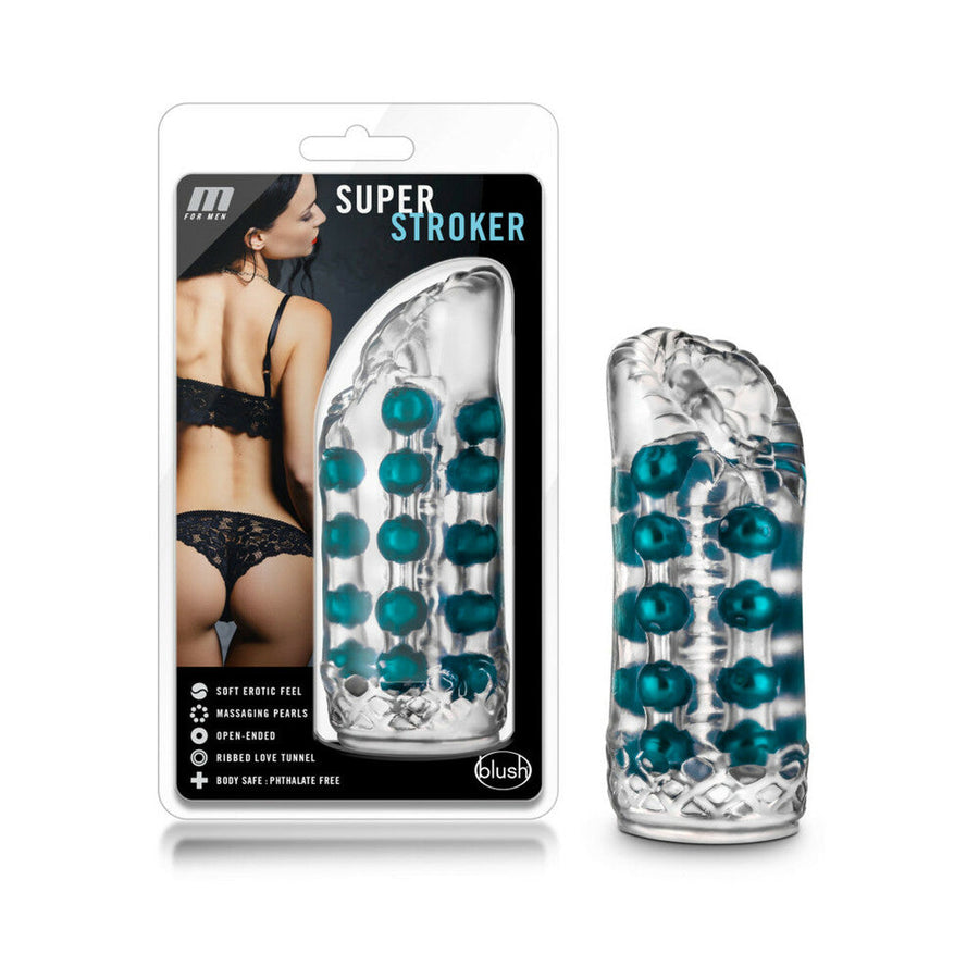 M for Men Super Stroker Vagina Clear - Headshop.com