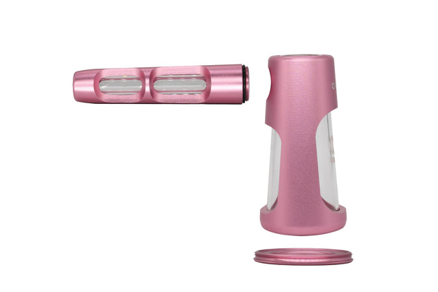 ONGROK Portable Glass Aluminum Bubbler Pipe - Headshop.com