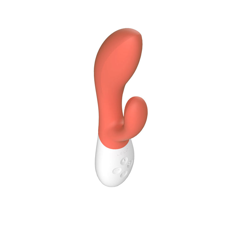 LELO INA 3 Rechargeable Dual Stimulator Coral Red - Headshop.com