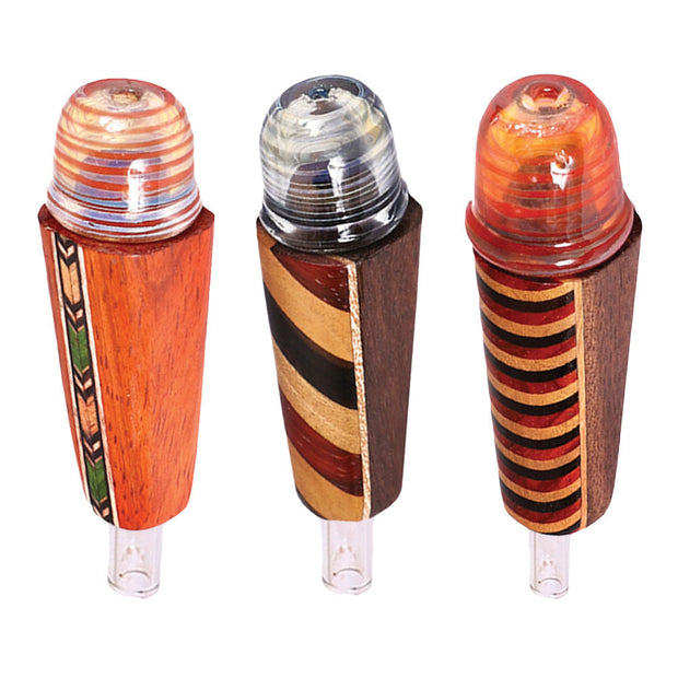 Wood & Glass Mini Torpedo Hybrid Pipe - Headshop.com