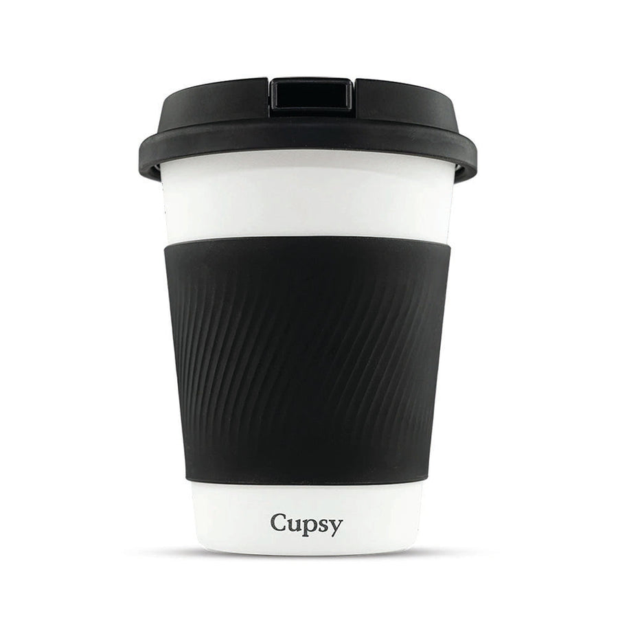 Puffco Cupsy Coffee Cup Water Pipe - 5" / Black - Headshop.com
