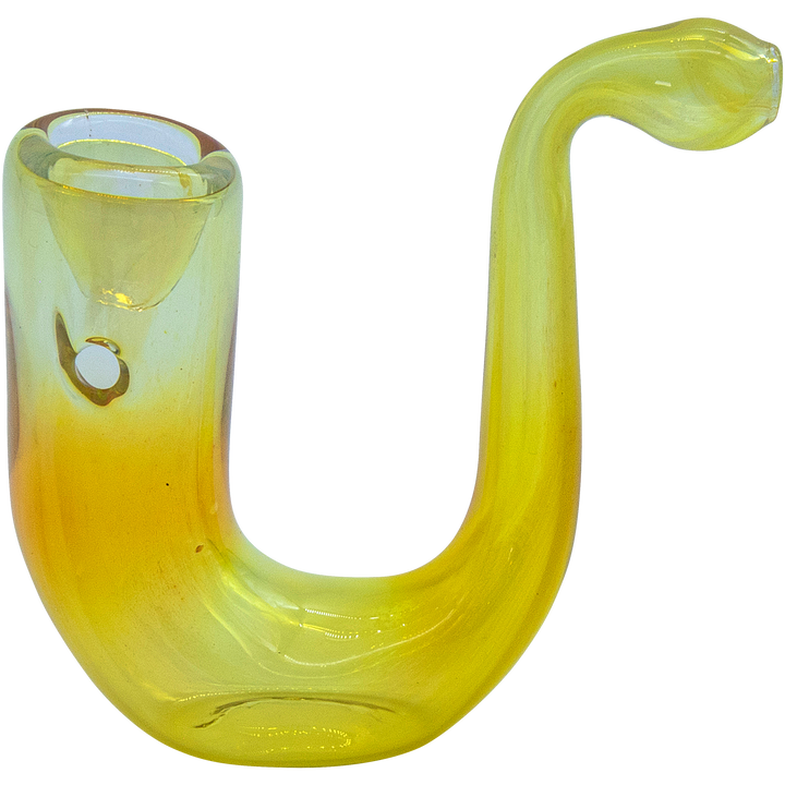 LA Pipes "Calabash" Fumed Glass Sherlock - Headshop.com