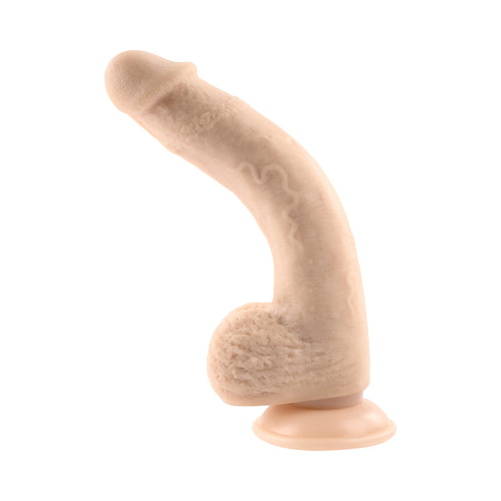 Selopa Natural Feel Flexskin Bendable Dildo with Moving Material 7 in. Light - Headshop.com