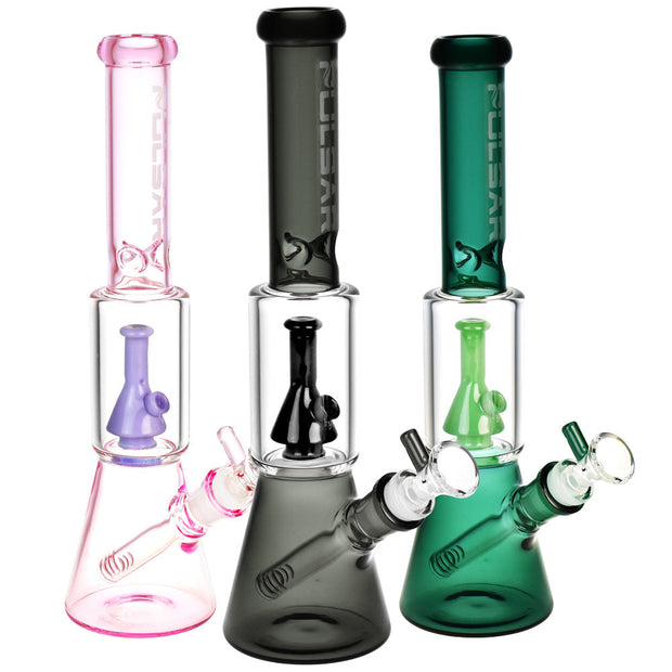 Pulsar Beaker on Beaker Water Pipe - 11.5"/14mm F/Colors Vary - Headshop.com