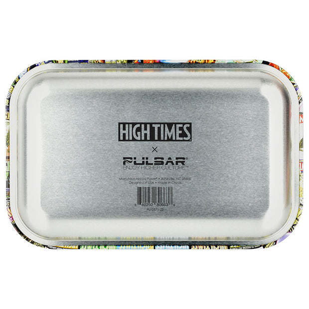 High Times x Pulsar Metal Rolling Tray - Covers Collage / 11" x 7" - Headshop.com