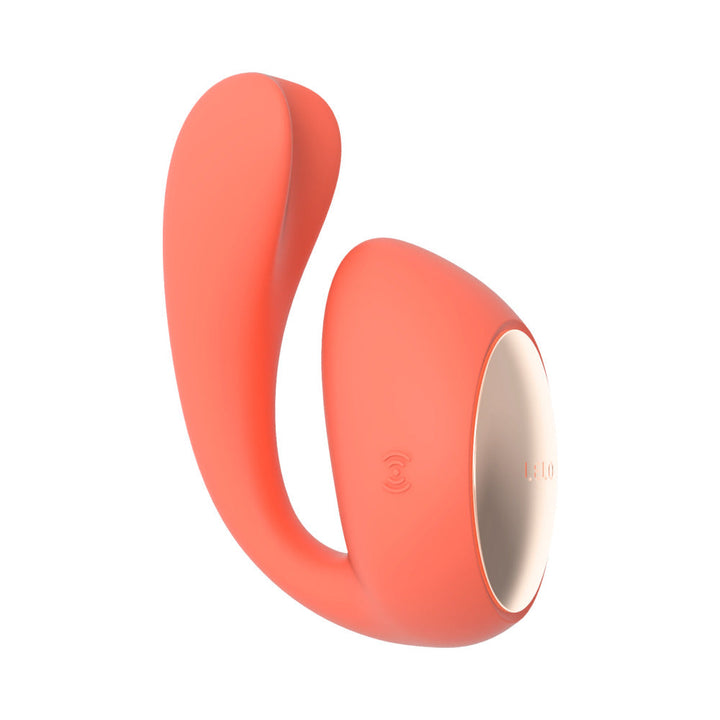 LELO IDA WAVE Rechargeable Dual Stimulator Coral Red - Headshop.com