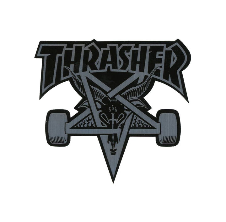 Thrasher Pentagram Skate Wheels Sticker | 4.5"x4.25" - Headshop.com
