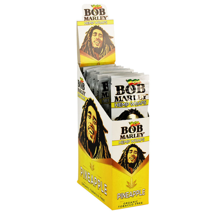 25PC DISP - Bob Marley Hemp Wraps - 2pk - Headshop.com