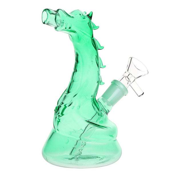 Puff the Magic Dragon Glass Water Pipe - 6" / 14mm F / Colors Vary - Headshop.com