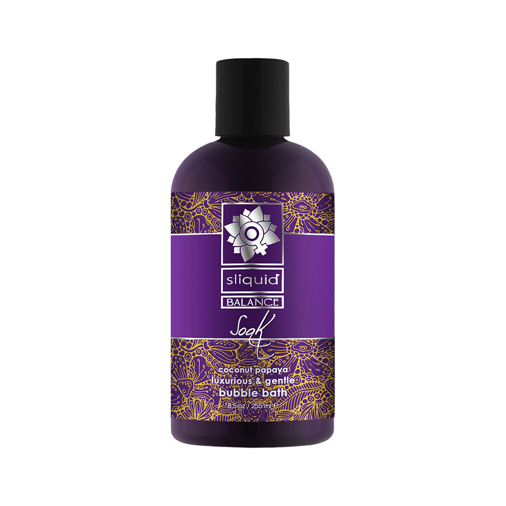 Sliquid Balance Soak Bubble Bath Coconut Papaya 8.5 oz. - Headshop.com