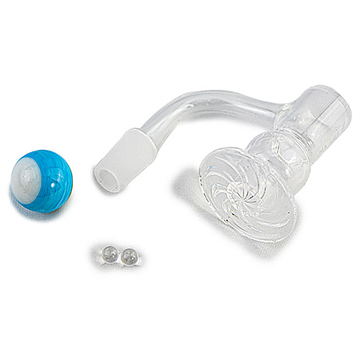 Space King Fully Fused Round Blender Terp Slurper (Light Blue) - Headshop.com