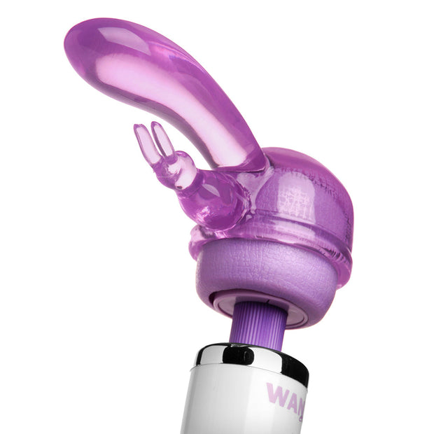Wand Essentials Rabbit Attachment (Purple) - Headshop.com