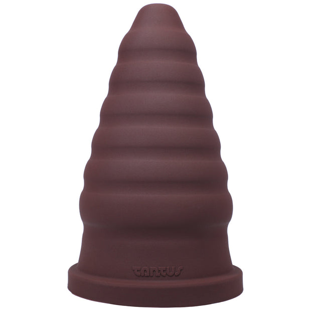 Tantus Cone Ripple Firm Dildo Garnet (Box) - Headshop.com