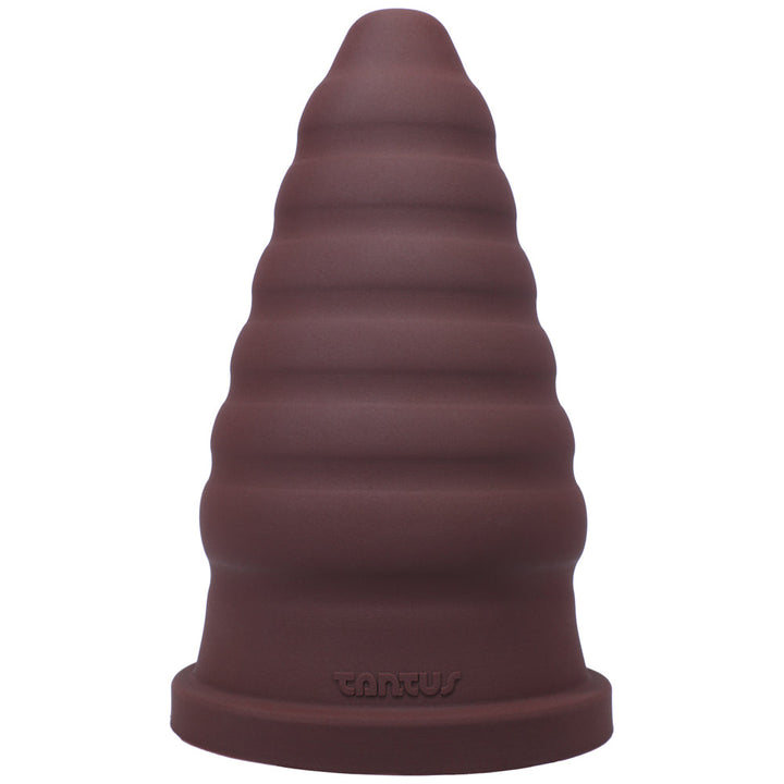 Tantus Cone Ripple Firm Dildo Garnet (Box) - Headshop.com