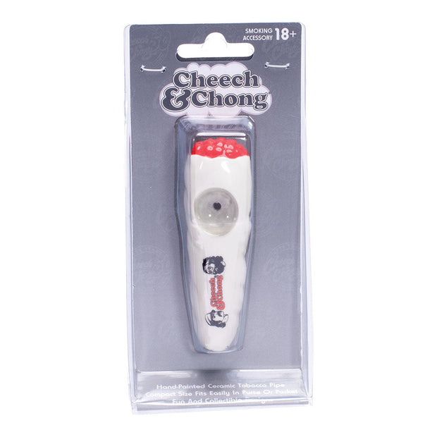 Cheech & Chong Wacky Bowlz Joint Ceramic Pipe - 4" - Headshop.com