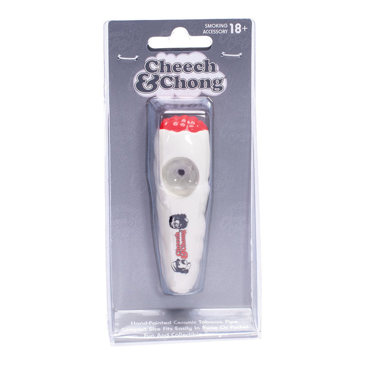 Cheech & Chong Wacky Bowlz Joint Ceramic Pipe - 4" - Headshop.com