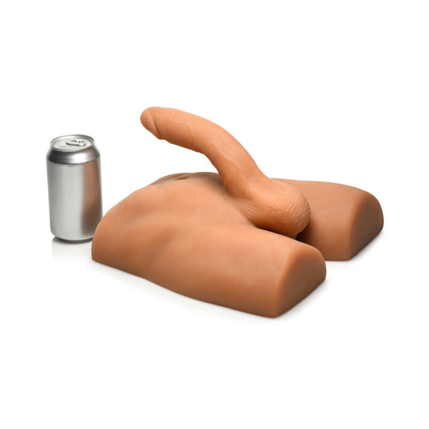 Jock Ass Masturbator with Posable 7 in. Dildo Medium - Headshop.com