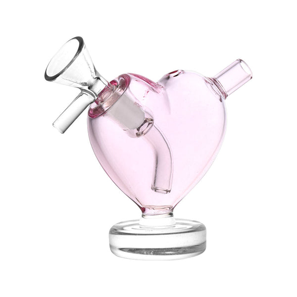 From The Heart Glass Mini Bubbler - 3" / 10mm F From The Heart Glass Mini Bubbler - 3" / 10mm F