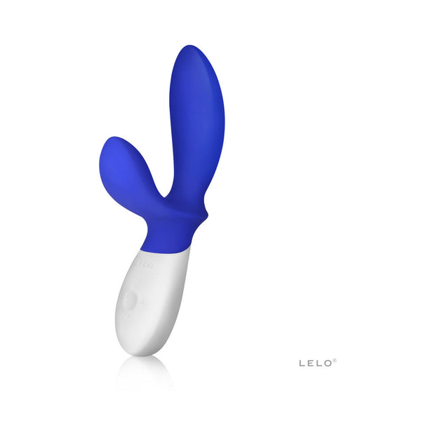 LELO LOKI WAVE Rechargeable Dual Stimulation Prostate Vibrator Federal Blue - Headshop.com