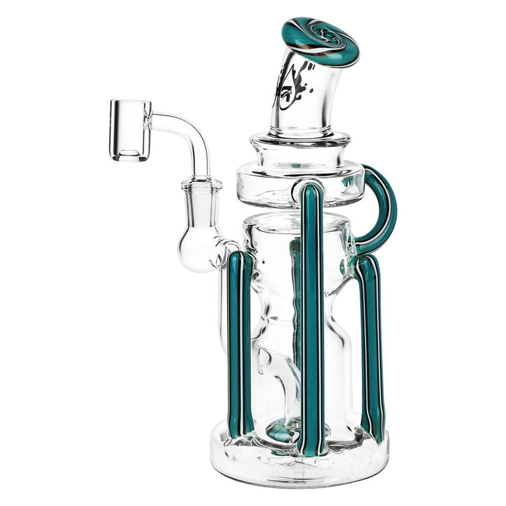 Pulsar Wig Wag Space Station Recycler Glass Dab Rig | 8.5" | 14mm F - Headshop.com