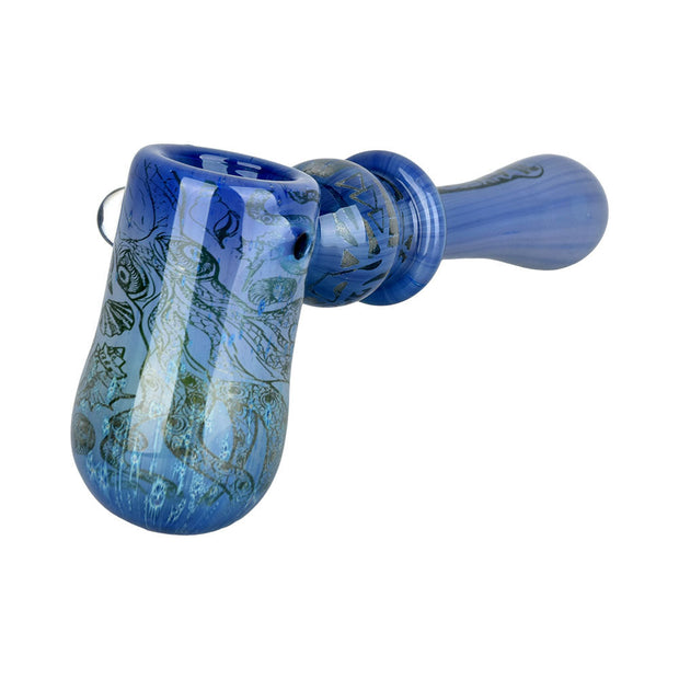 Pulsar Inside Print Glass Hammer Bubbler | Octopus | 5.25" - Headshop.com