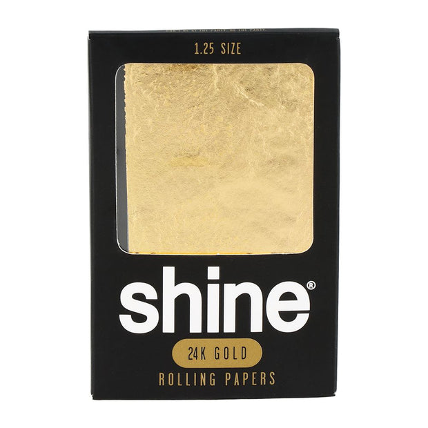 Shine 24K Gold Rolling Papers - One Sheet / 1 1/4 - Headshop.com
