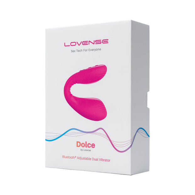 Lovense Dolce Bluetooth Adjustable Dual Vibrator - Headshop.com