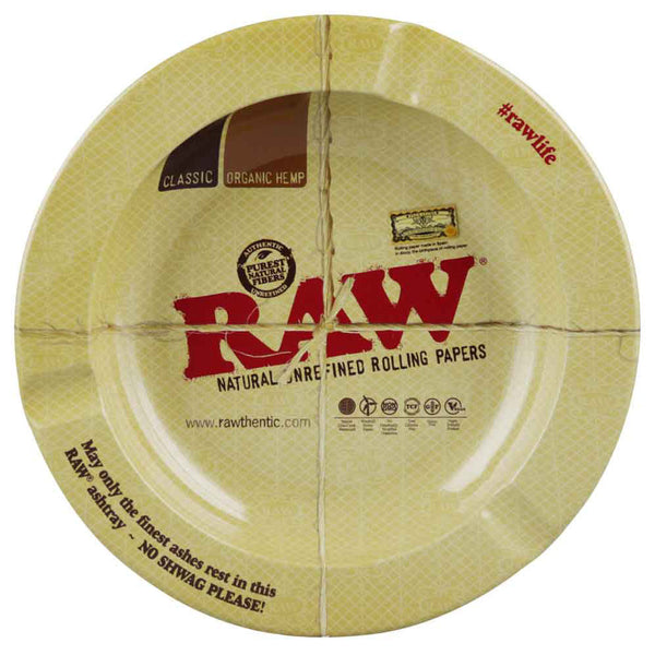 Raw Round Metal Ashtray - Magnetic / 5.5" Raw Round Metal Ashtray - Magnetic / 5.5"
