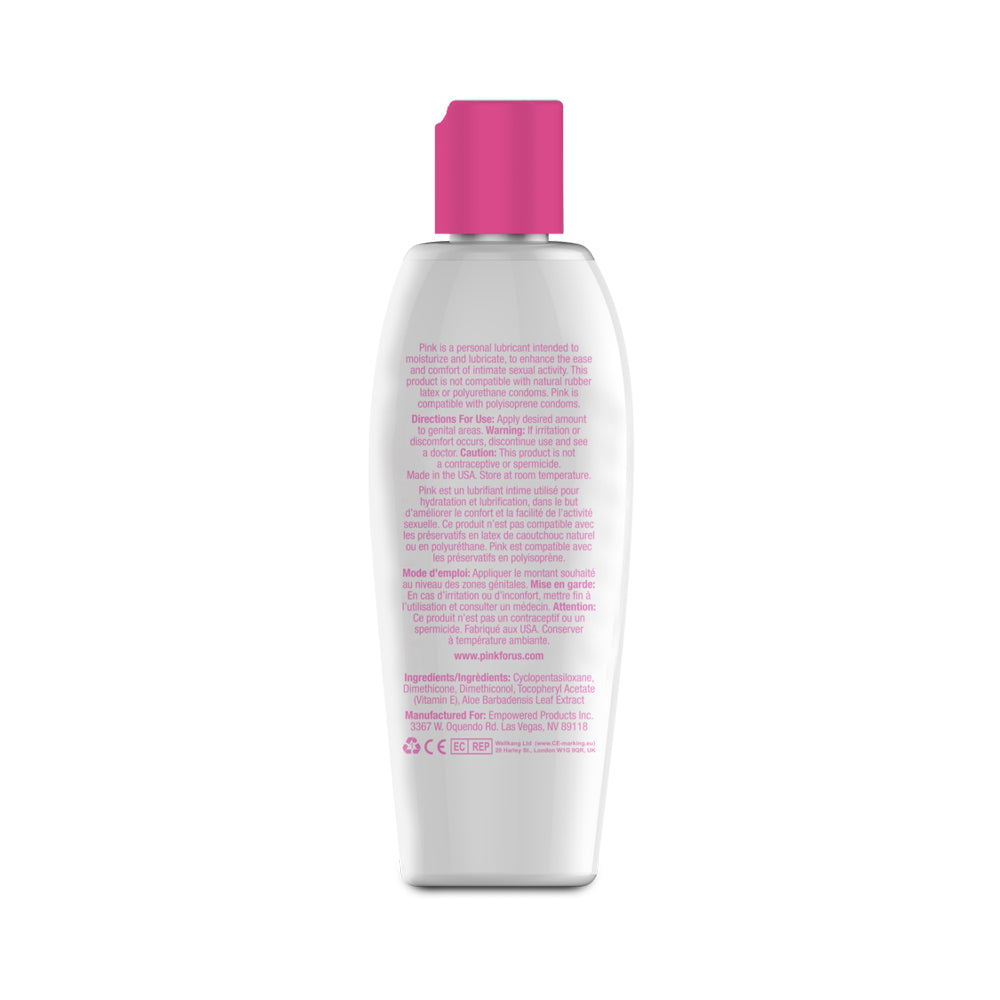 Pink Silicone Lubricant 4.7 oz. - Headshop.com