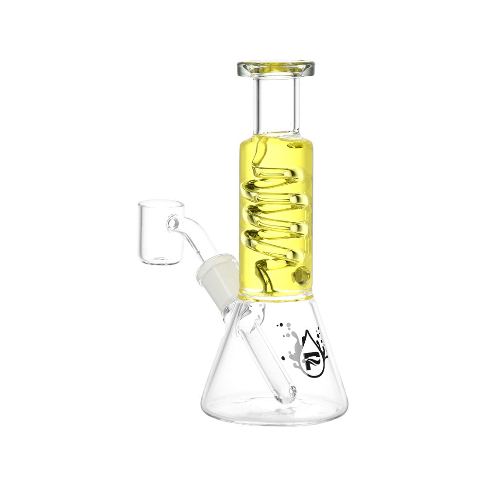 Pulsar Mini Glycerin Coil Beaker Dab Rig - 6"/14mm F / Colors Vary - Headshop.com