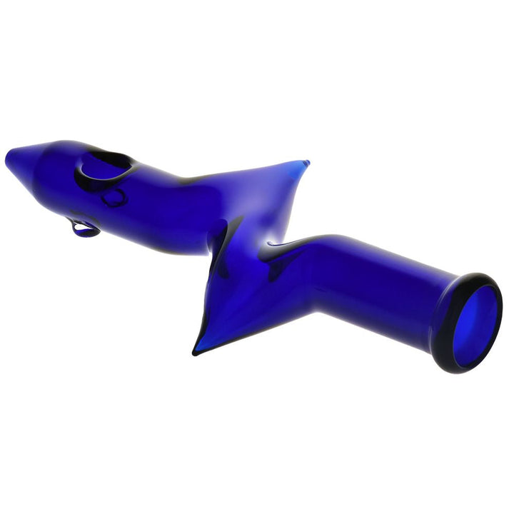 Solid Color Zig Zag Glass Steamroller Pipe - 8" / Colors Vary - Headshop.com