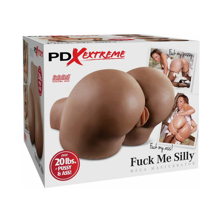 PDX Extreme Fuck Me Silly Dual-Entry Mega Masturbator Brown - Headshop.com