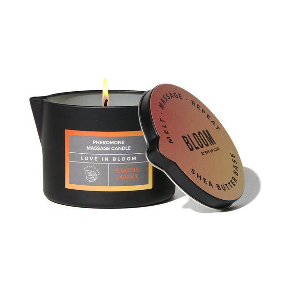 Eye of Love Bloom Pheromone Massage Candle Earth's Desire 5 oz. Eye of Love Bloom Pheromone Massage Candle Earth's Desire 5 oz.