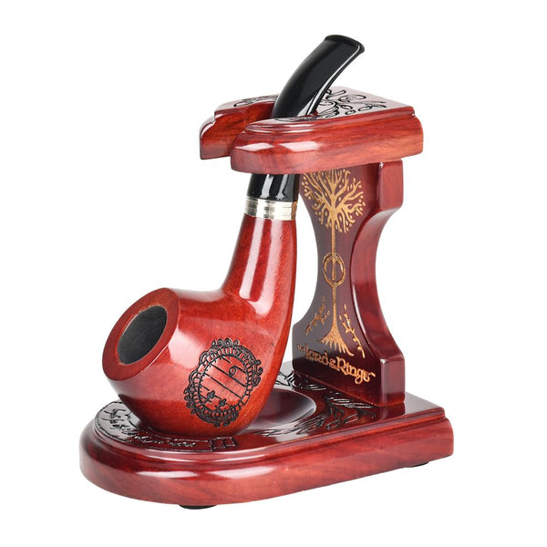 Pulsar Shire Pipes x LoTR HOBBITON Pipe & MIDDLE-EARTH Pipe Stand Bundle - 5.25" Pulsar Shire Pipes x LoTR HOBBITON Pipe & MIDDLE-EARTH Pipe Stand Bundle - 5.25"