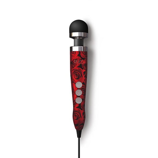 Doxy Die Cast 3 Compact Wand Vibrator Roses - Headshop.com