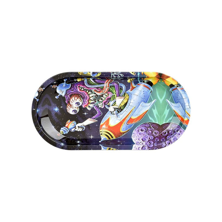 Space Monster Glass Beaker Water Pipe Smoking Set - 7.75" / 14mm F - Headshop.com