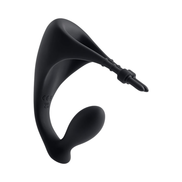 Gender X Back It Up Rechargeable Lasso C-Ring and Plug with Remote Silicone Black - Headshop.com