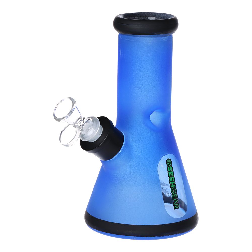 SeshGear Glass Beaker Water Pipe Smokers' Kit | 8" | 14mm F - Headshop.com