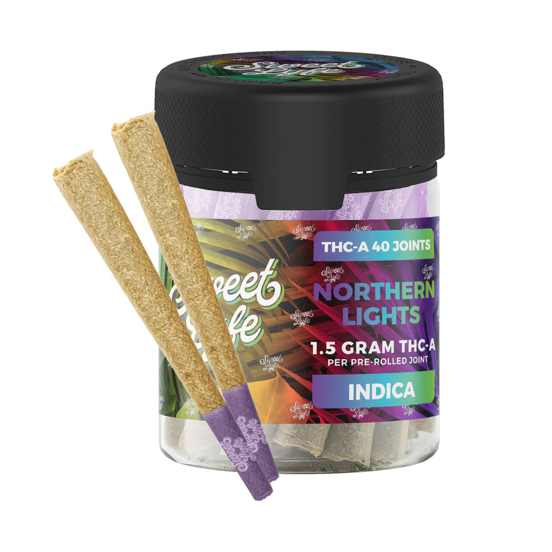 THC-A Joints 40 Pack - Northern Lights (Indica) - Headshop.com