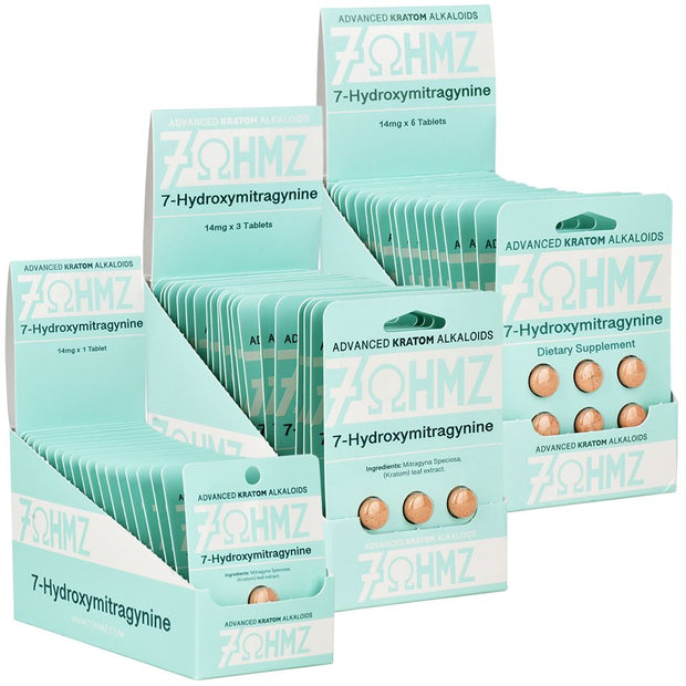 7-OHMZ Kratom Alkaloid 7-Hydroxymitragynine Tablets | 14mg | 20pk - Headshop.com