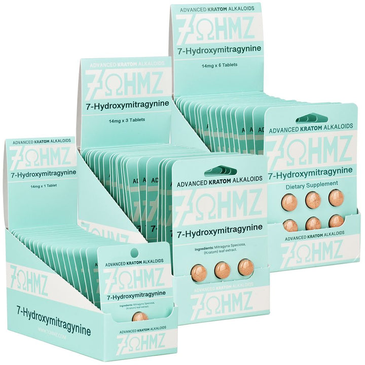 7-OHMZ Kratom Alkaloid 7-Hydroxymitragynine Tablets | 14mg | 20pk - Headshop.com
