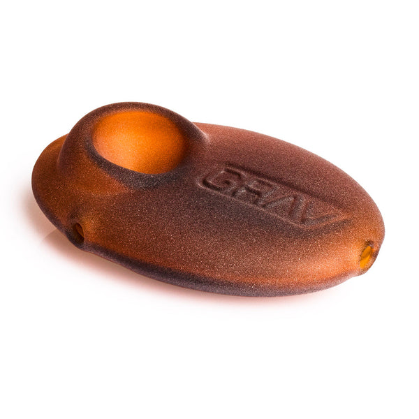 Grav Sandblasted Pebble Spoon Pipe Grav Sandblasted Pebble Spoon Pipe