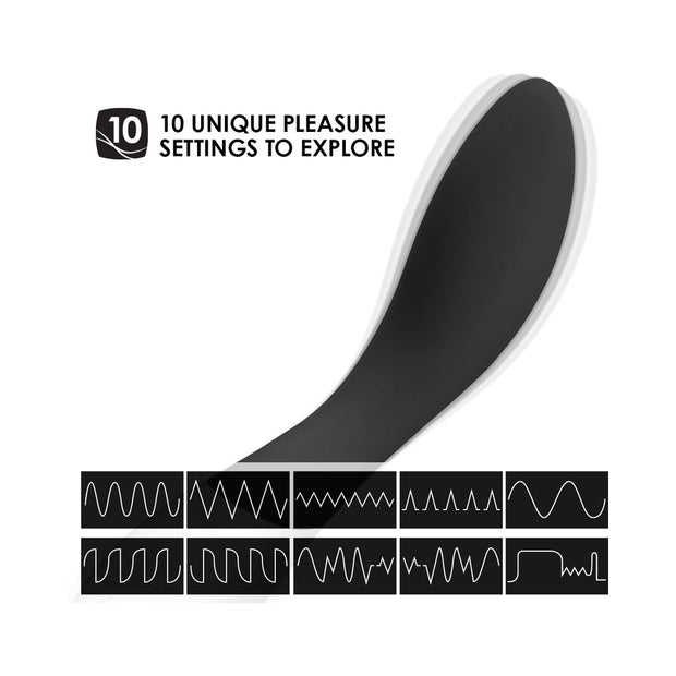 LELO MONA WAVE Rechargeable G-Spot Vibrator Black - Headshop.com
