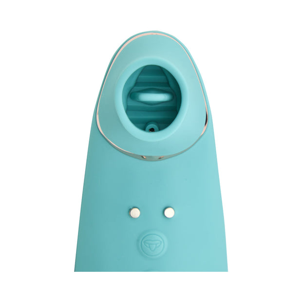 Nu Sensuelle Trinitii 3-in-1 Suction Tongue Vibe Electric Blue - Headshop.com